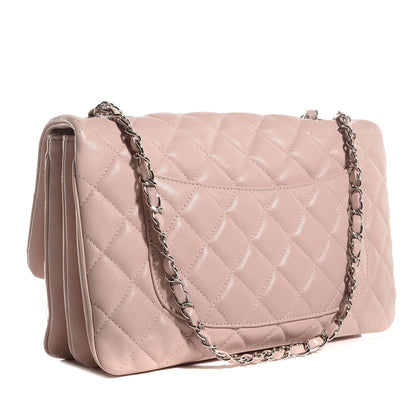Chanel Lambskin Quilted 3 Jumbo Flap Light Pink 3 of 8