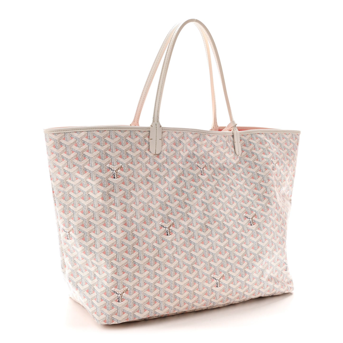 Goyardine Saint Louis Claire Voie GM White Pink