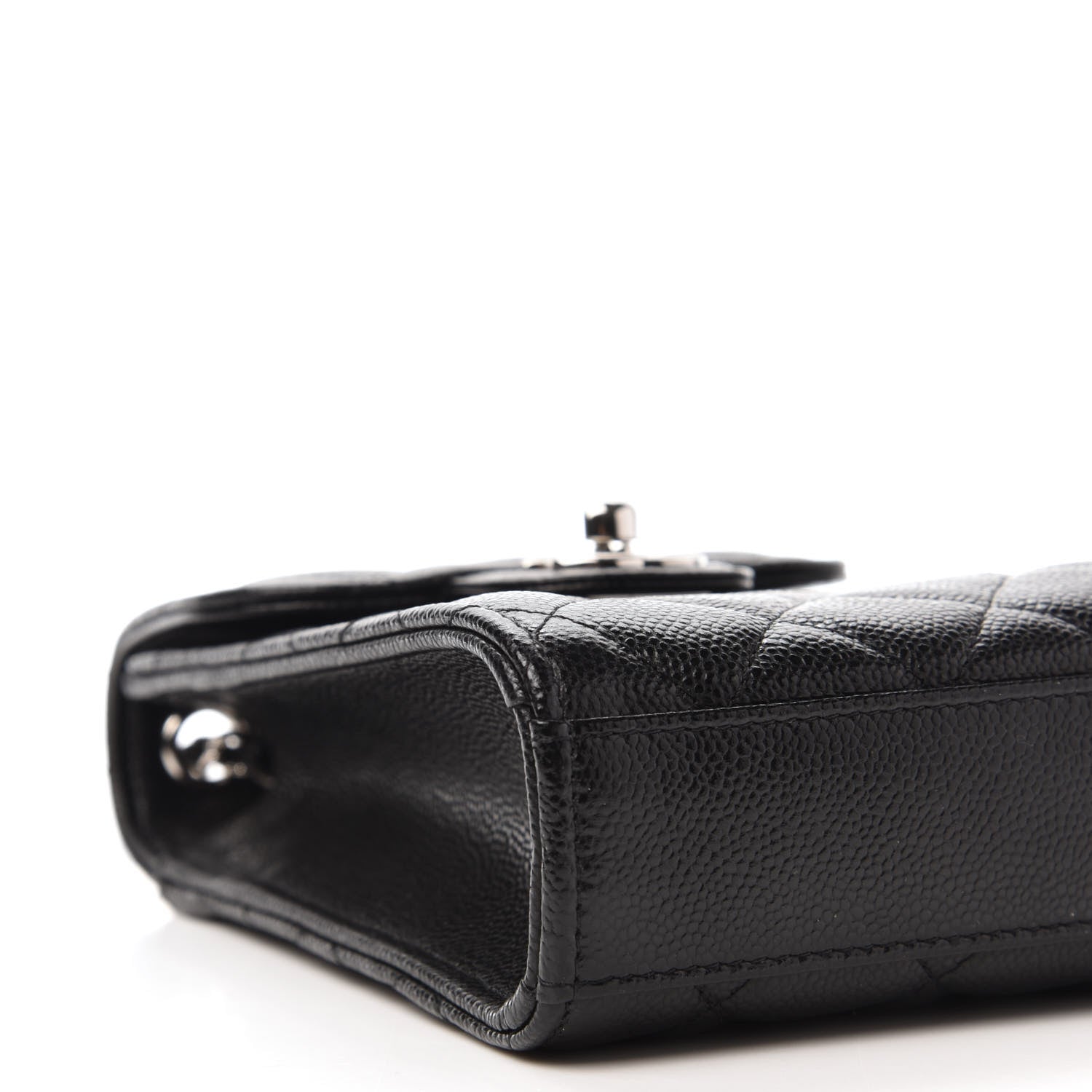 Chanel Caviar Quilted Classic Phone Holder Black 6 of 12