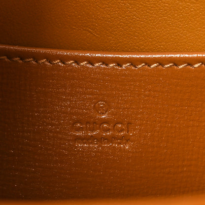 Gucci Suede Shearling Horsebit Mini 1955 Shoulder Bag Honey Beige Milk 9 of 12