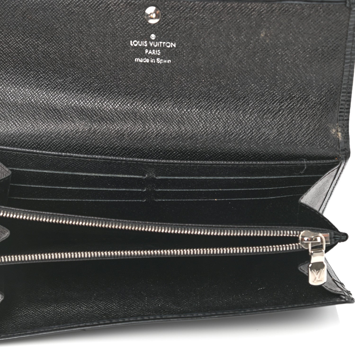 Louis Vuitton Epi Sarah Wallet Black 5 of 11