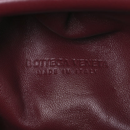 Bottega Veneta Nappa Maxi Intrecciato The Pouch Oversized Clutch Bordeaux 6 of 11