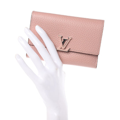 Louis Vuitton Taurillon Capucines Compact Wallet Magnolia 2 of 11