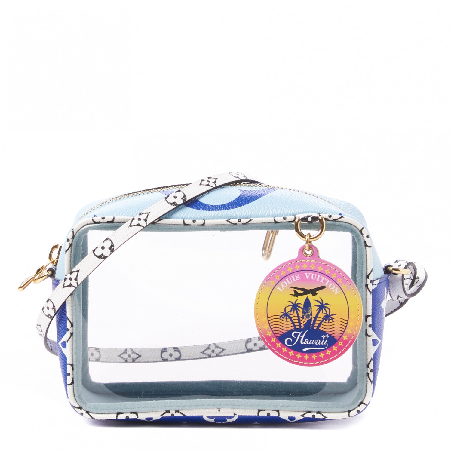 Louis Vuitton Monogram Giant Hawaii Beach Pouch Blue 1 of 8