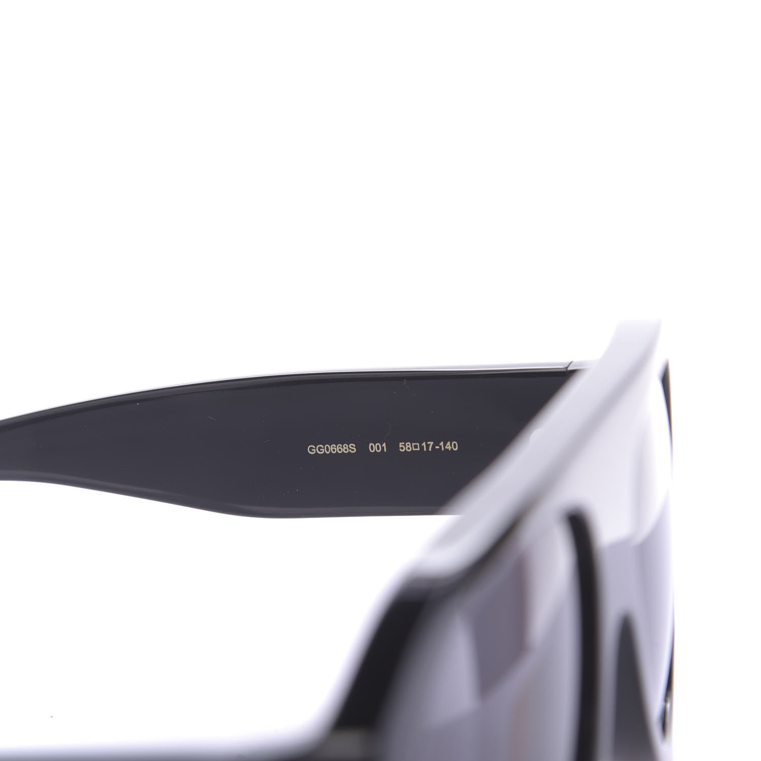 Gucci Acetate Aviator Sunglasses GG0668S Black 5 of 7