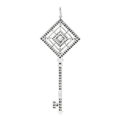 Tiffany Platinum Diamond Grace Key Pendant 3 of 5
