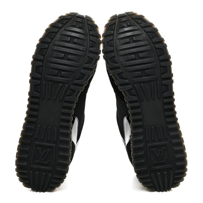 Louis Vuitton Suede Monogram Run Away Sneakers 39 Black 6 of 10