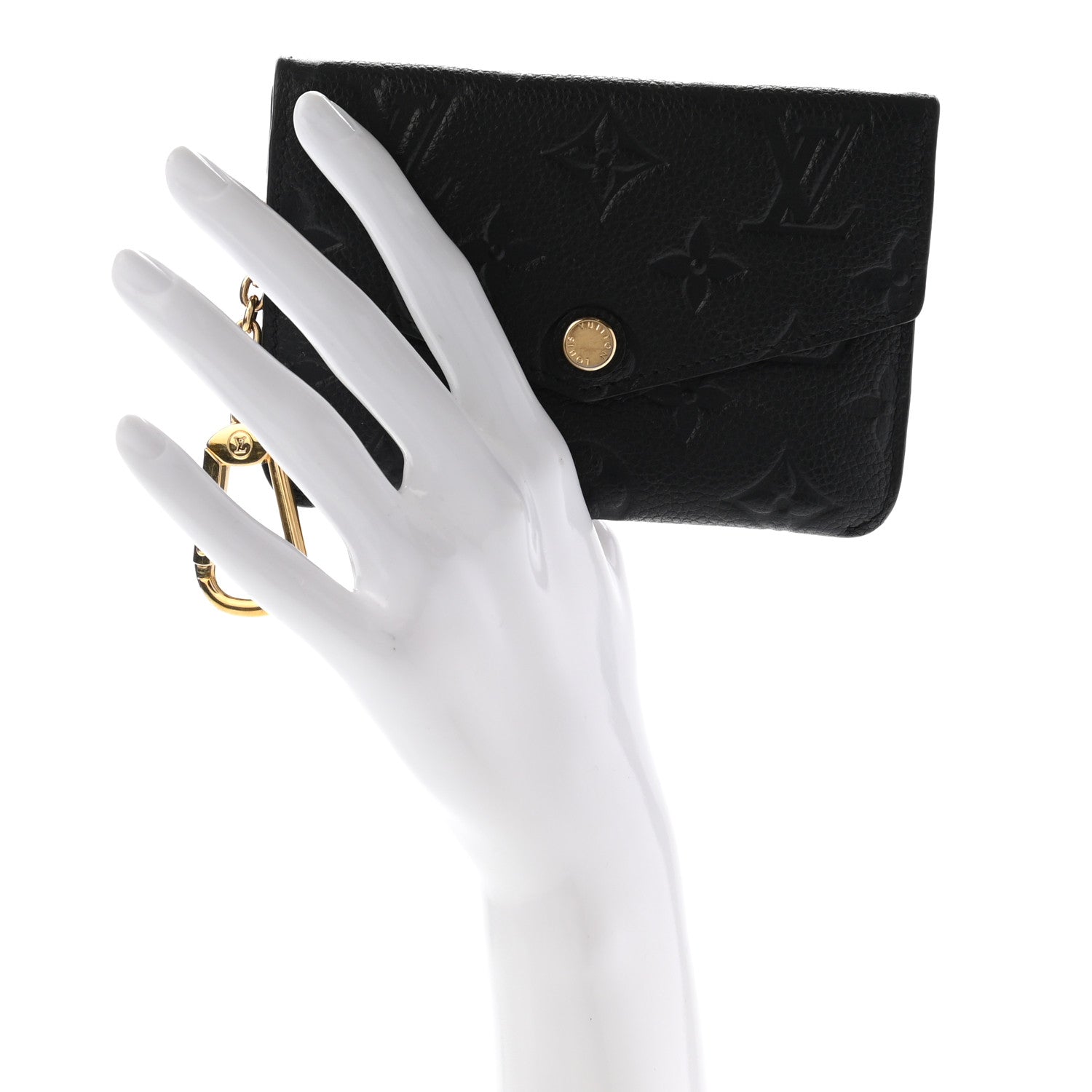 Louis Vuitton Empreinte Key Pouch Black 2 of 10