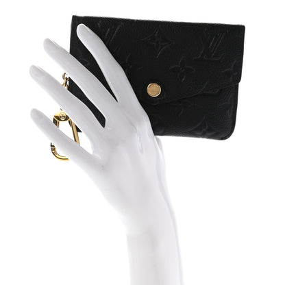 Louis Vuitton Empreinte Key Pouch Black 2 of 10