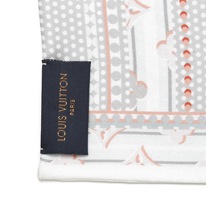 Louis Vuitton Silk Monodots Bandeau Light Blue 5 of 6