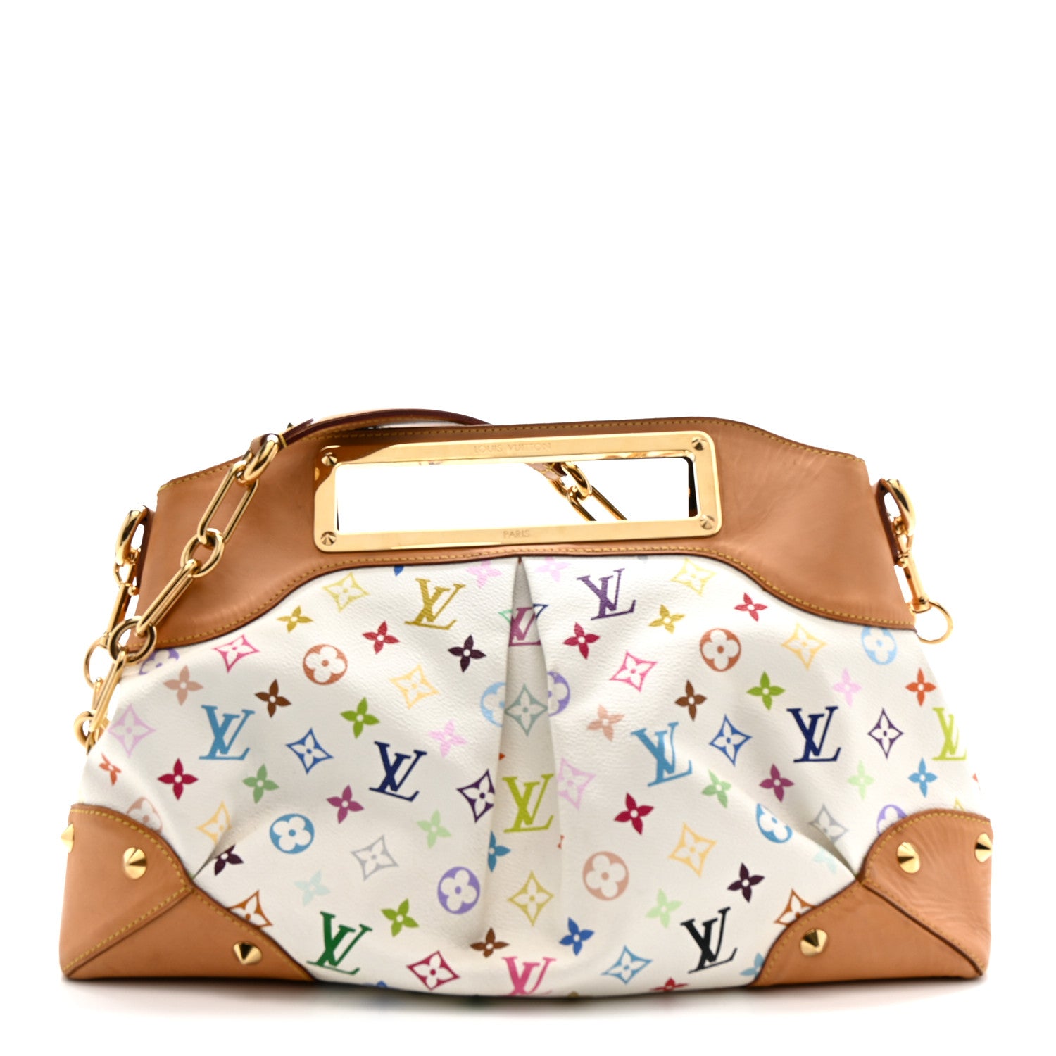 Louis Vuitton Monogram Multicolor Judy GM White 1 of 10