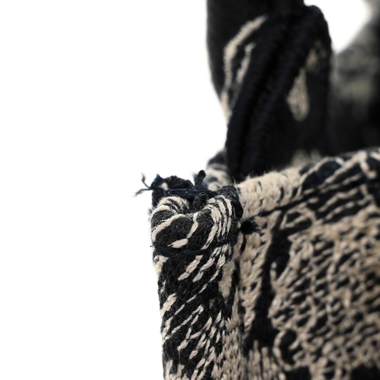 Christian Dior Canvas Toile de Jouy Reverse Embroidered Mini Book Tote Phone Bag Blue 11 of 11