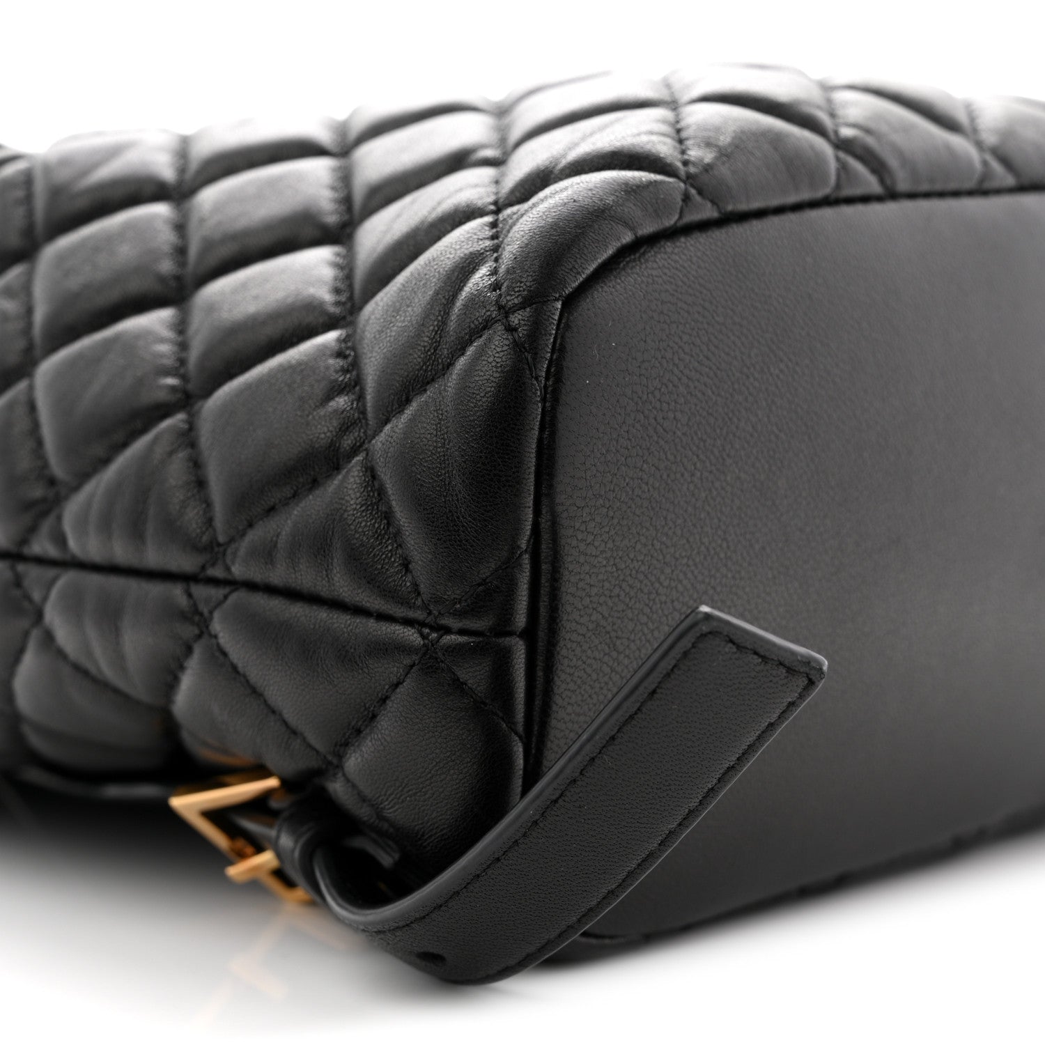 Versace Calfskin Quilted Medusa Backpack Black 8 of 9