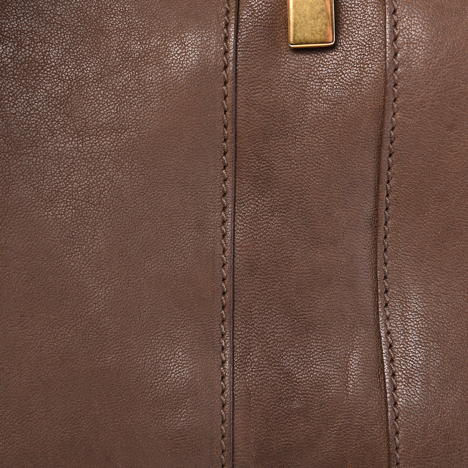 Saint Laurent Sheepskin Small Cabas ChYc Brown 16 of 17