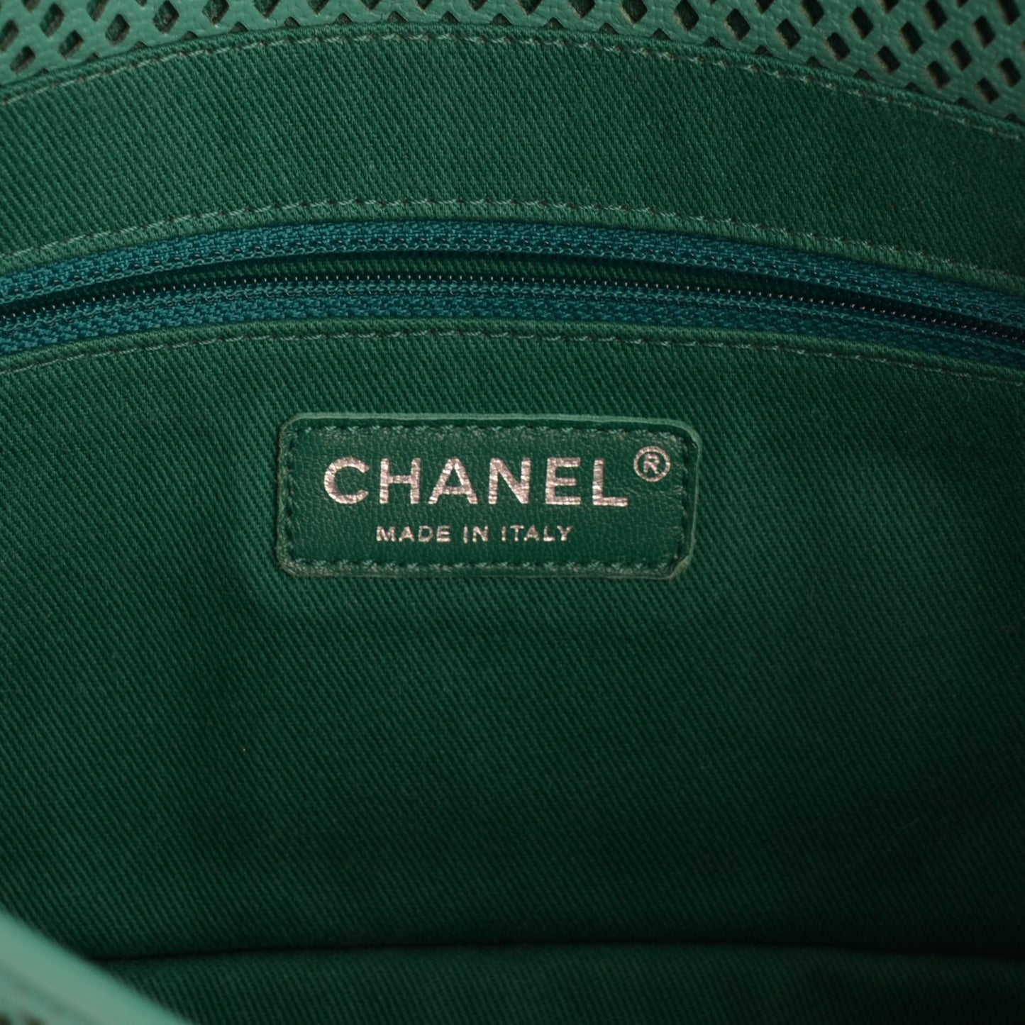 Perforated Calfskin Up In The Air Flap