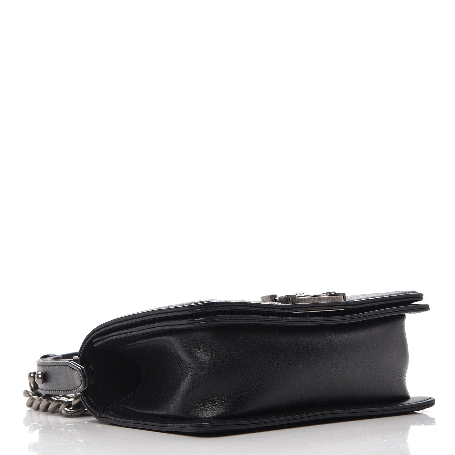 Chanel Calfskin Double Stitch Small Boy Flap Black 5 of 10