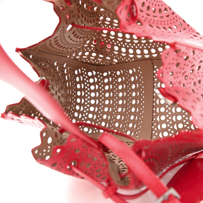 Alaia Calfskin Vienne Rose-Marie 19 Bag Red 5 of 8
