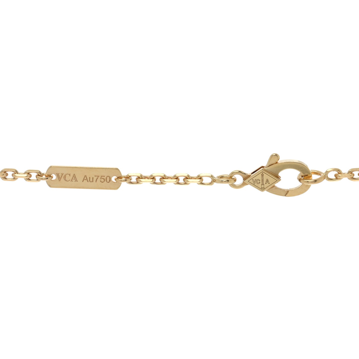 18K Yellow Gold Zodiac Pisces Pendant Necklace