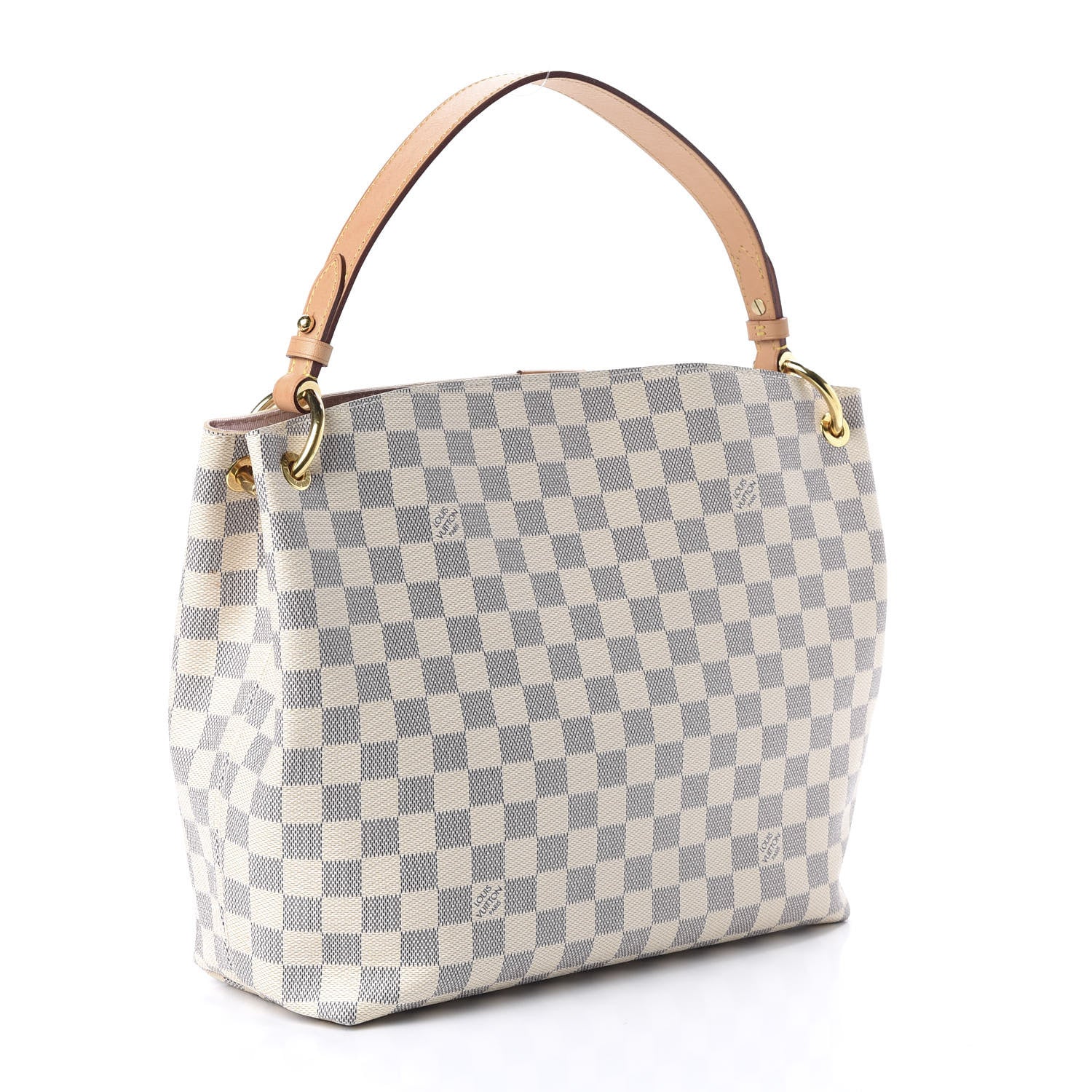 Louis Vuitton Damier Azur Graceful PM Rose Ballerine 3 of 12