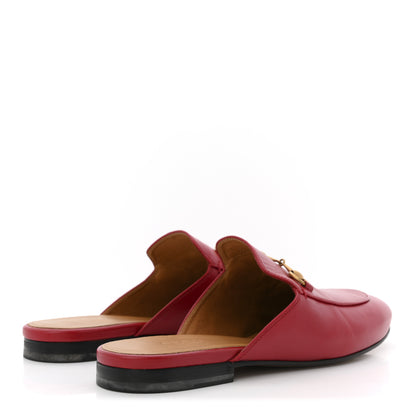 Gucci Malaga Kid Womens Princetown Slippers 39 Hibiscus Red 5 of 13