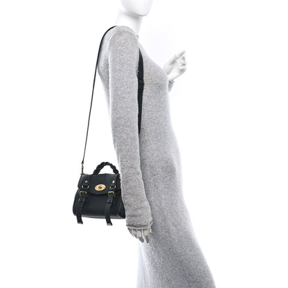Mulberry Heavy Grain Mini Alexa Black 2 of 9