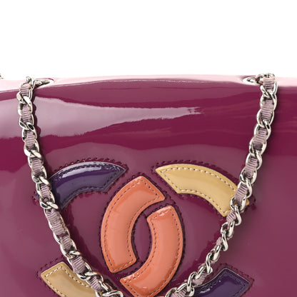 Chanel Vinyl Lipstick Flap Viole 7 of 9