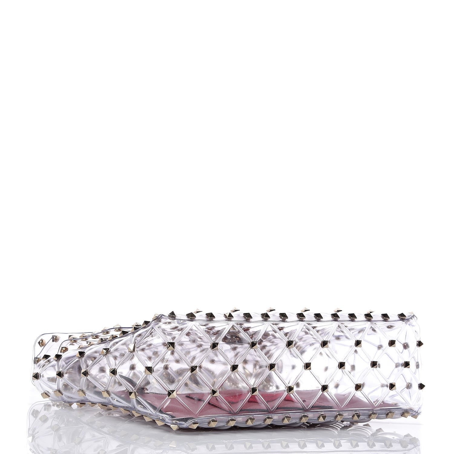 Valentino Garavani PVC Medium Rockstud Spike Shoulder Bag 4 of 8