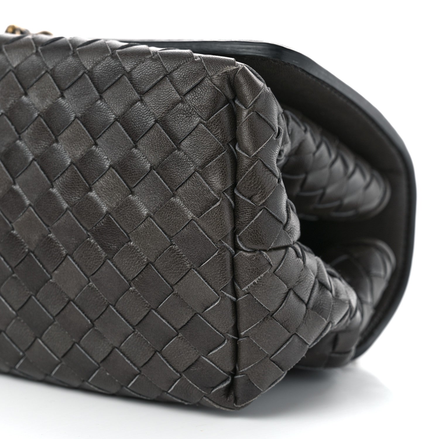 Bottega Veneta Nappa Intrecciato Olimpia Knot Bag Grey 10 of 10