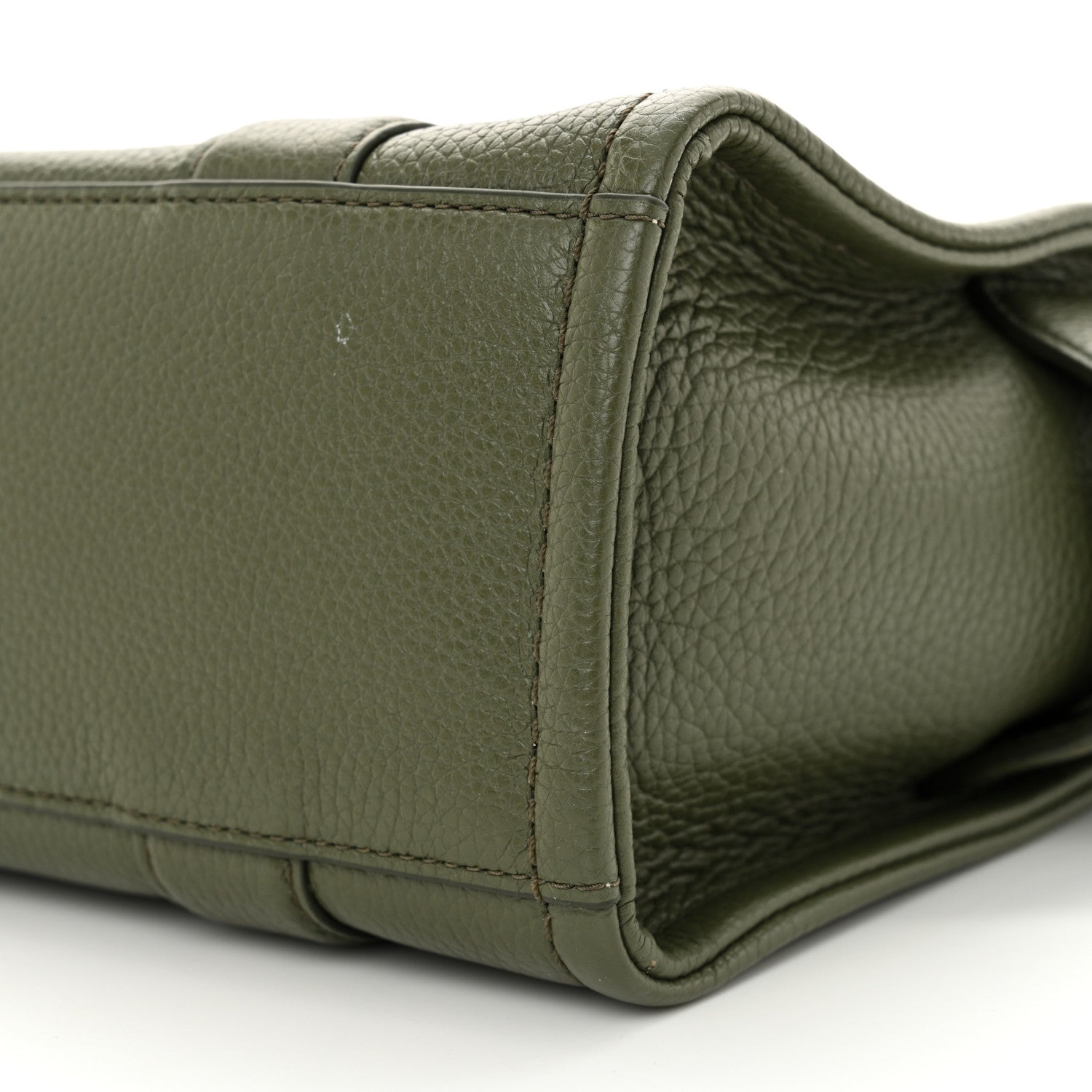 Marc Jacobs Grained Calfskin Small The Tote Bag Bronze Green 11 of 16