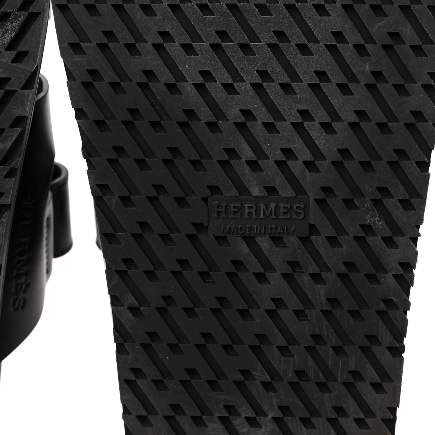 Calfskin Womens Chypre Sandals 35.5 Black