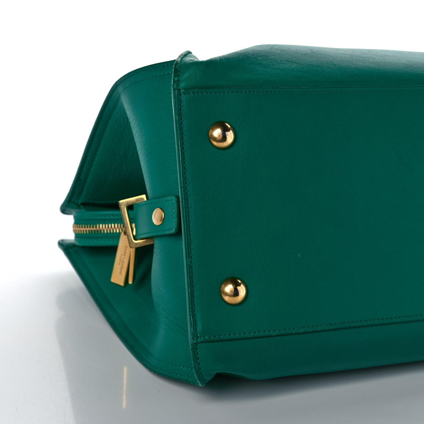Calfskin Medium Classic Y Cabas Green