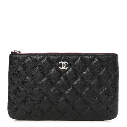 Chanel Caviar Quilted Cosmetic Case Black 1 of 8