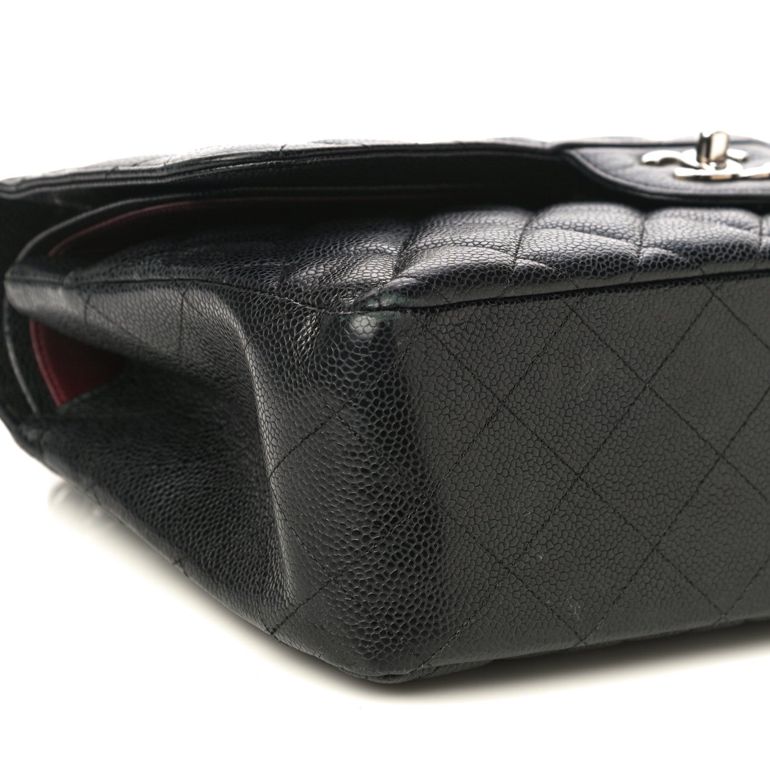 Chanel Caviar Quilted Jumbo Double Flap Black 8 of 13