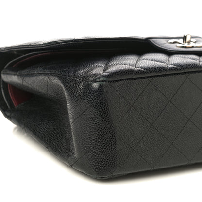 Chanel Caviar Quilted Jumbo Double Flap Black 8 of 13