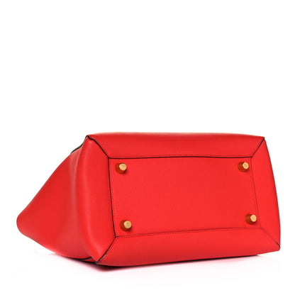 Celine Grained Calfskin Mini Belt Bag Vermillion 4 of 16