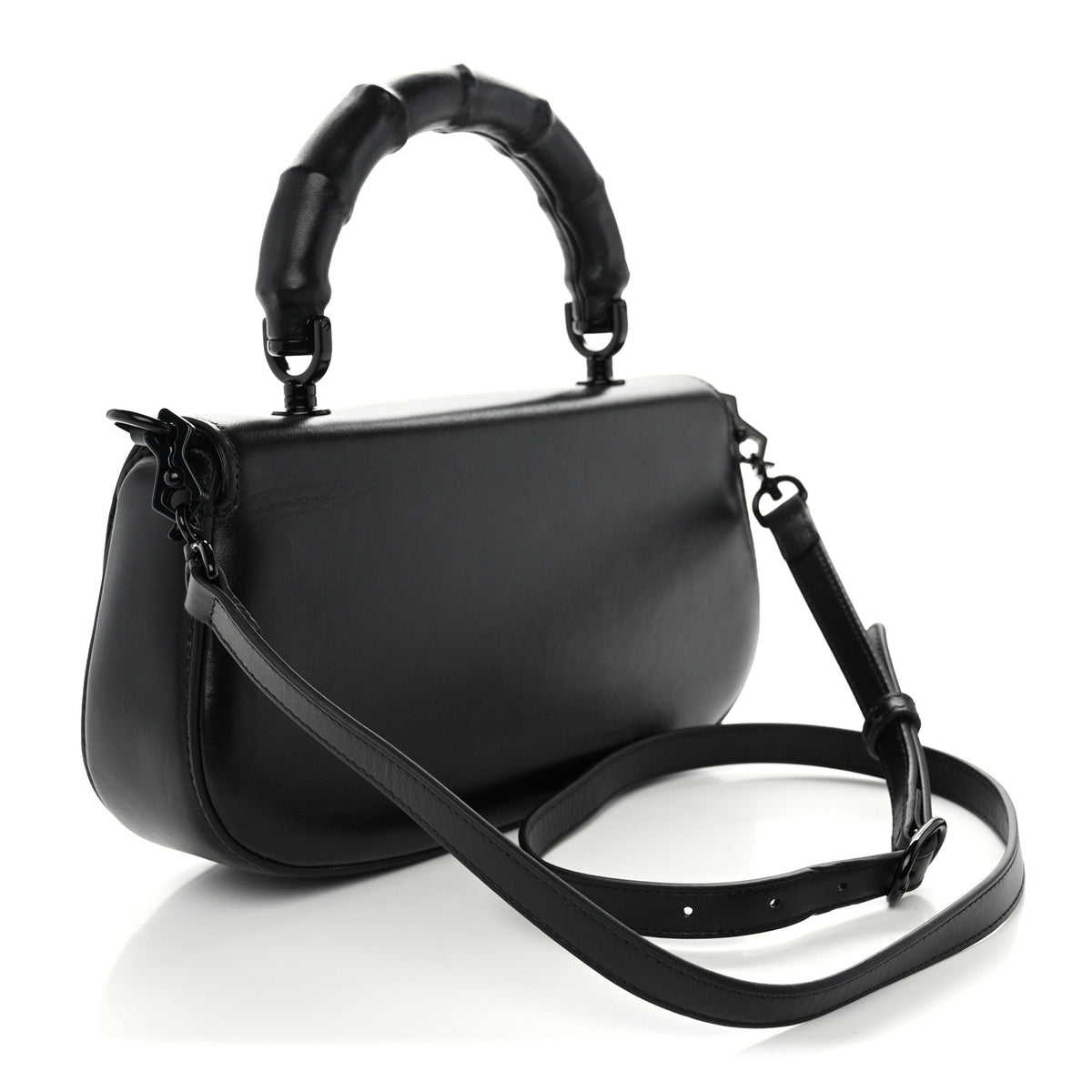 Calfskin Medium Bamboo Diva Black
