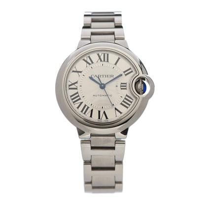 Cartier Stainless Steel 33mm Ballon Bleu De Cartier Automatic Watch 1 of 6