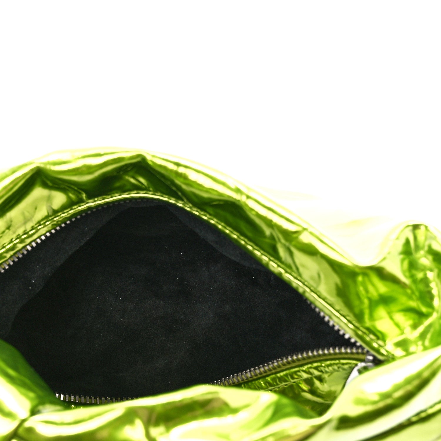 Bottega Veneta Metallic Crushed Calfskin Mini Jodie Chlorophyll 5 of 12