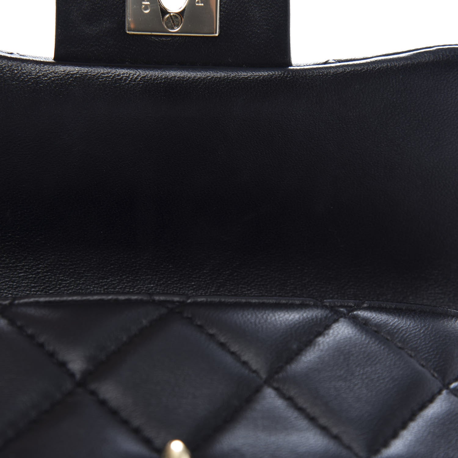 Chanel Lambskin Quilted Mini My Precious Waist Bag Black 10 of 13