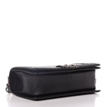 Chanel Caviar Quilted Medium Boy Flap Black 5 of 10
