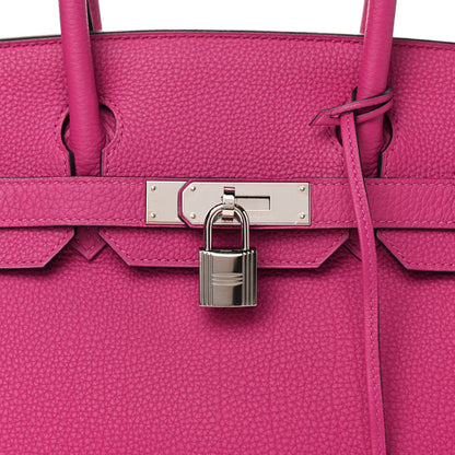 Hermes Togo Birkin 30 Rose Pourpre 10 of 11