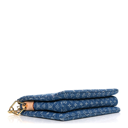 Louis Vuitton Monogram Denim Coussin PM Blue 3 of 9