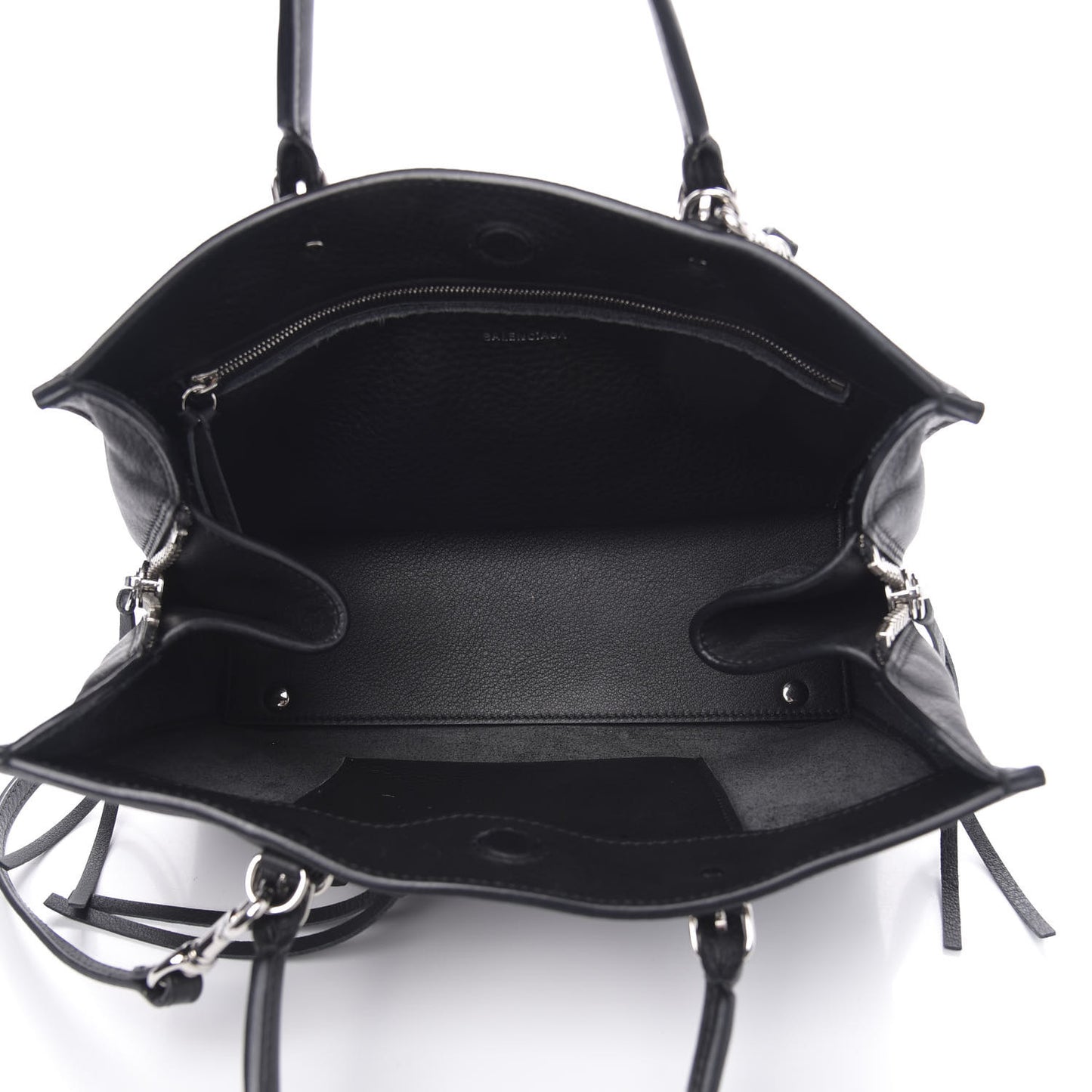 Veau Papier A6 Zip Around Tote Black