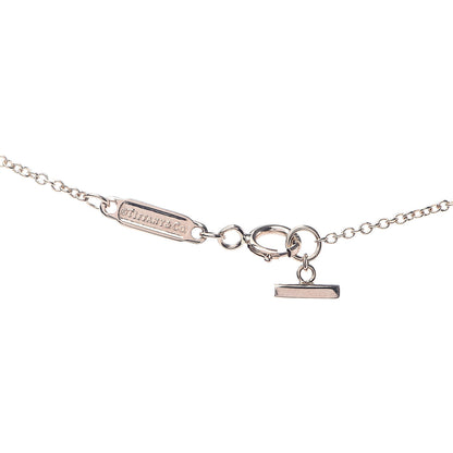 Tiffany 18K Rose Gold Diamond T Smile Pendant Necklace 6 of 6