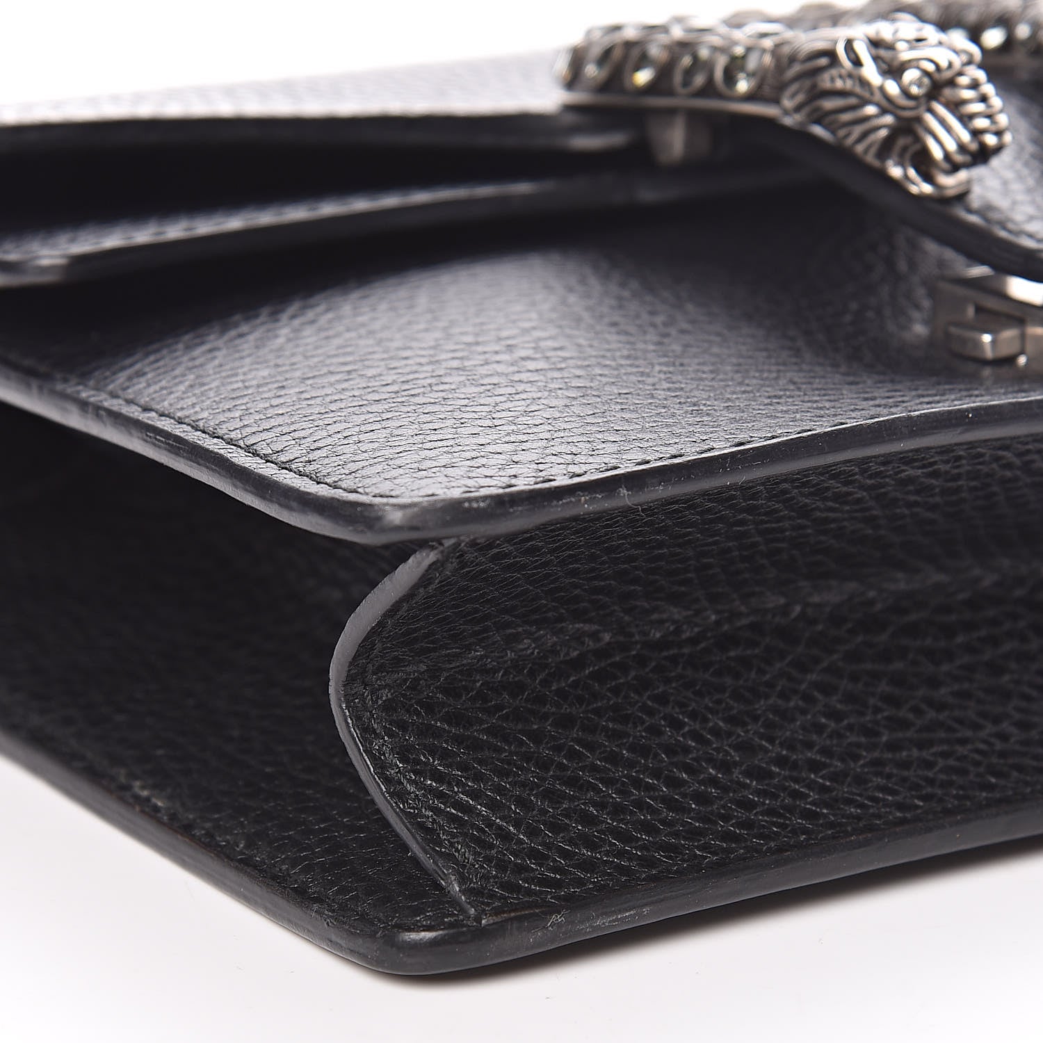 Gucci Calfskin Mini Dionysus Shoulder Bag Black 6 of 13