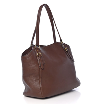 Prada Vitello Daino Shoulder Bag Bruciato 3 of 10