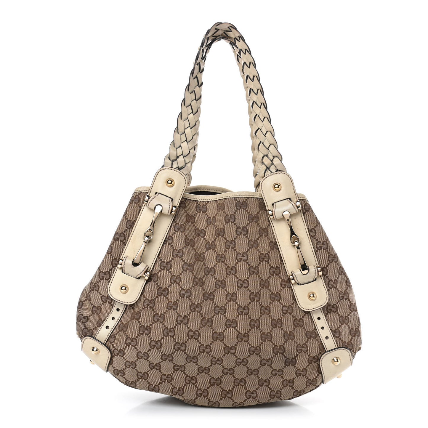 Monogram Small Pelham Shoulder Bag Off White
