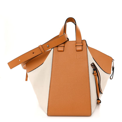 Loewe Calfskin Medium Hammock Shoulder Bag Tan White 1 of 10