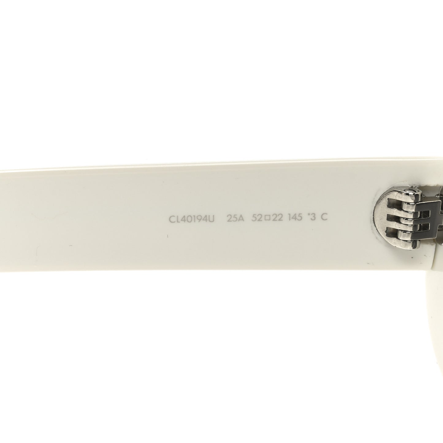 Acetate Triomphe 01 Sunglasses CL 40194U White