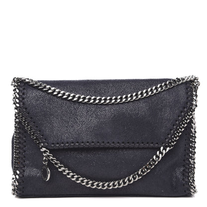 Stella McCartney Shaggy Deer Falabella Mini Crossbody Bag Lapis Navy 1 of 9